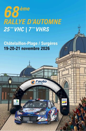 68ème Rallye d'Automne à Châtelaillon-Plage